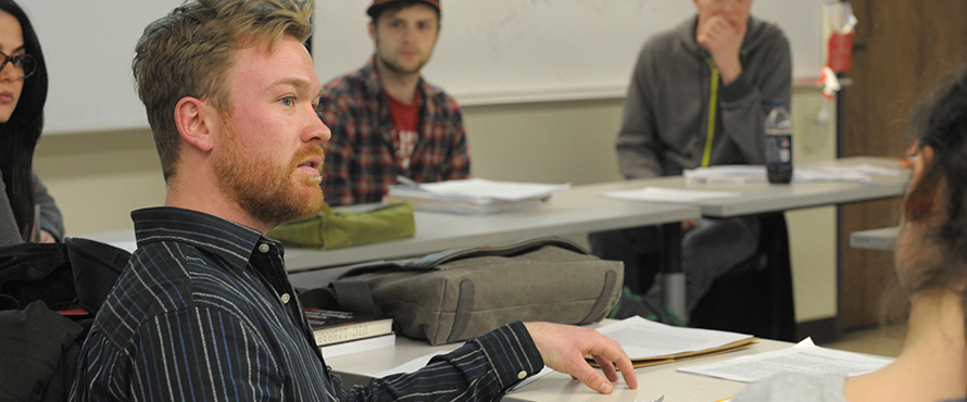 Students engaging during a lecture