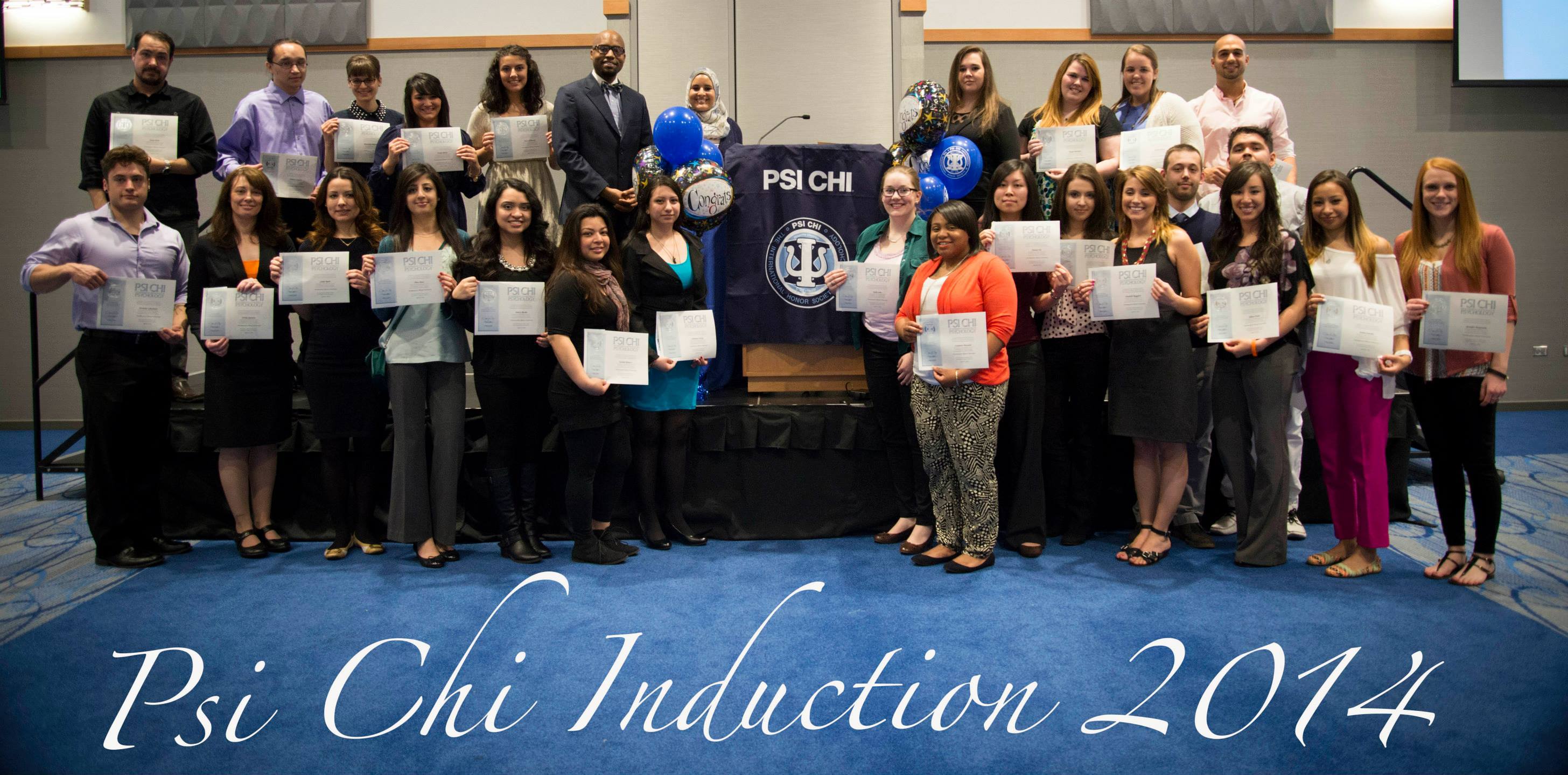 NEIU Psychology Psi Chi Induction 2014     Photo: Alejandro Monroy