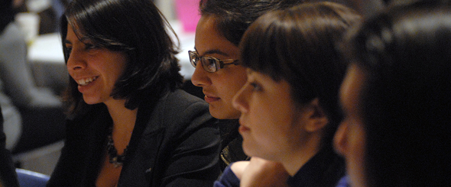 English Language Program students engaging a lecture