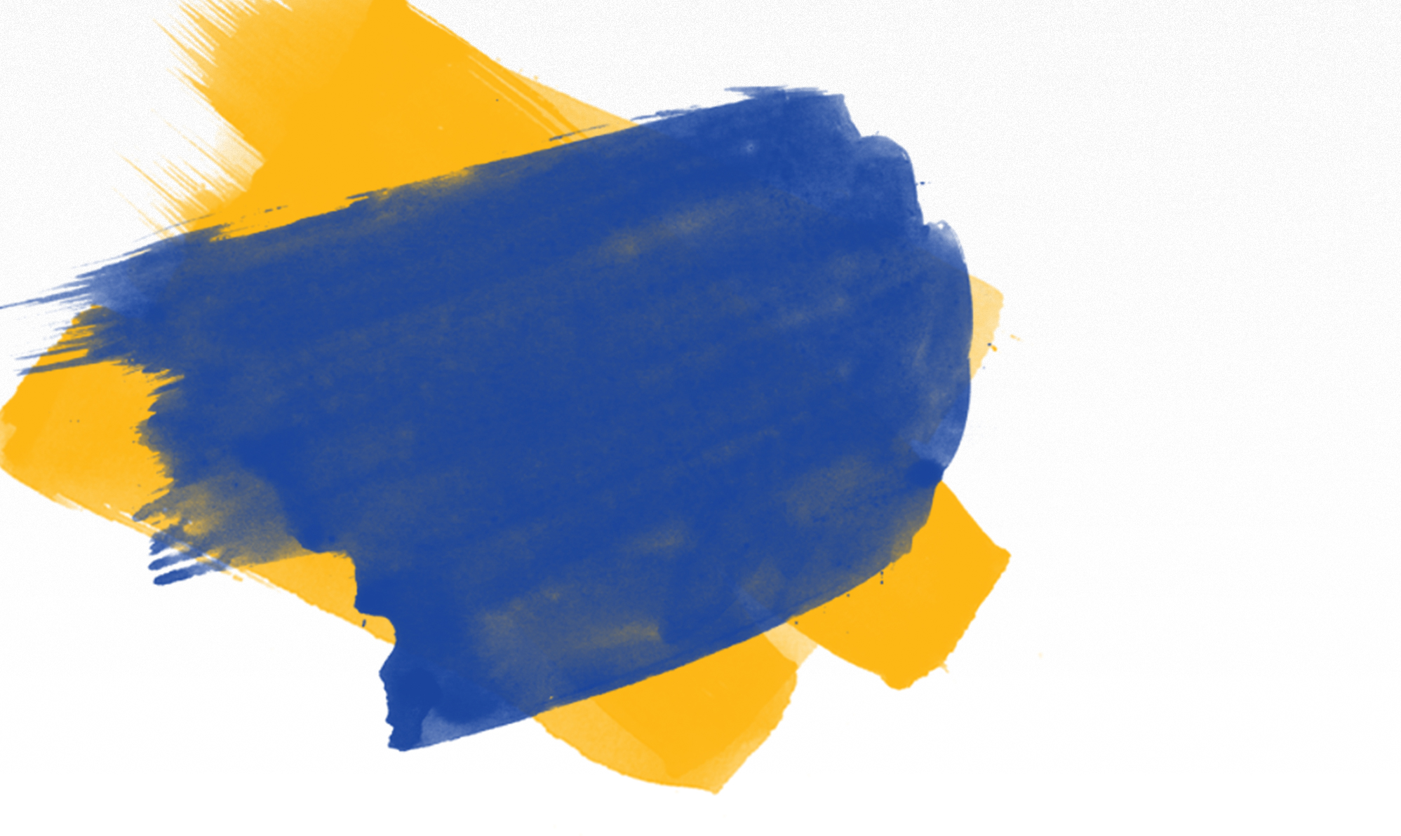 Blue and gold paint swatches.