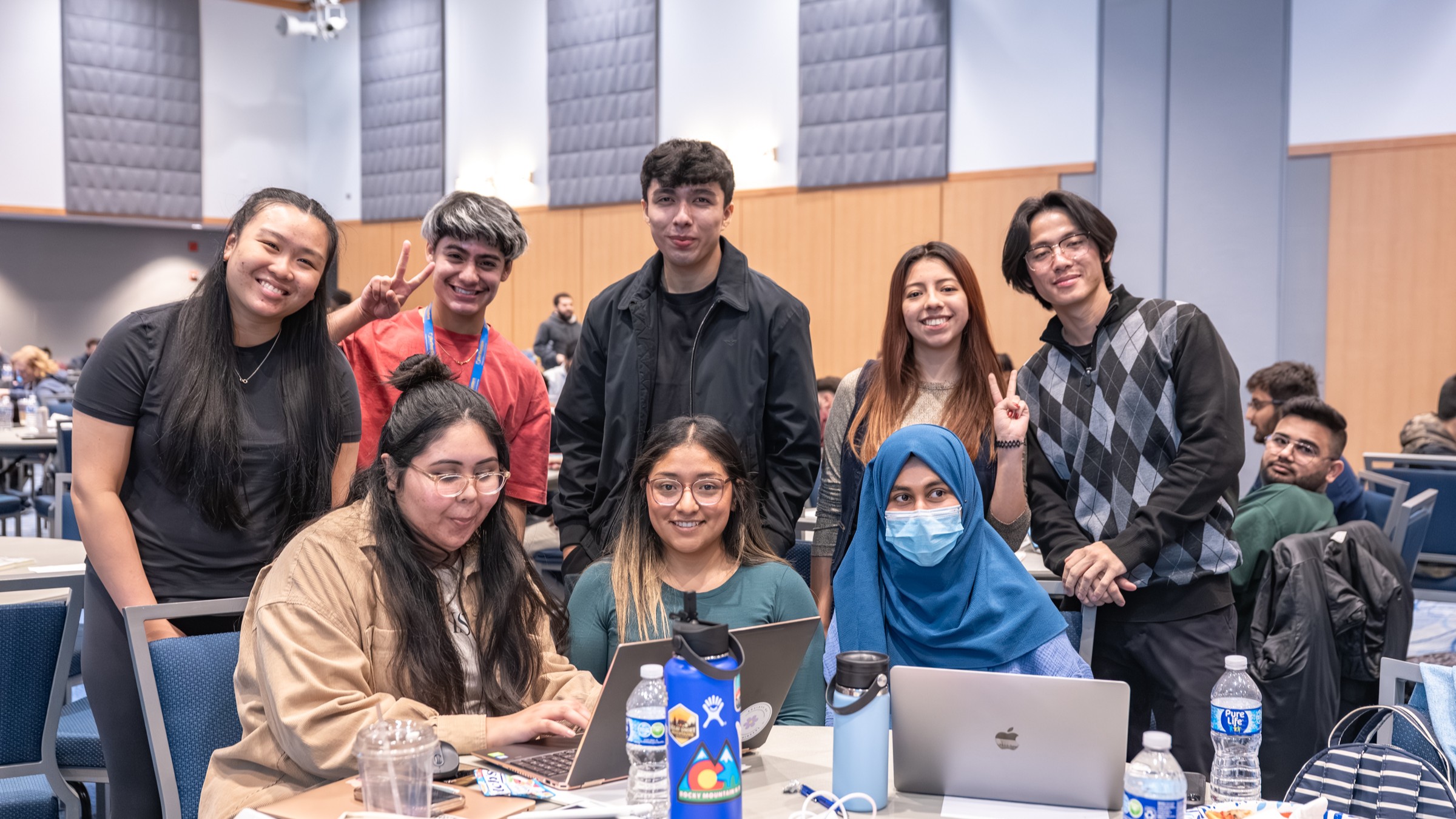 Students at the NEIU Eagle HackFest