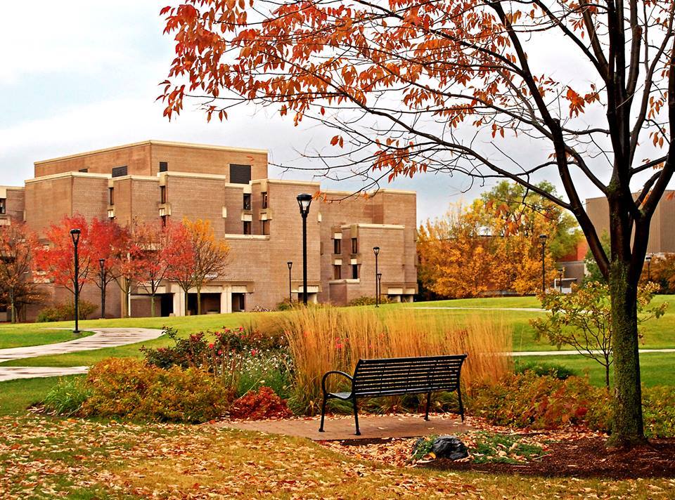 NEIU Campus during the fall