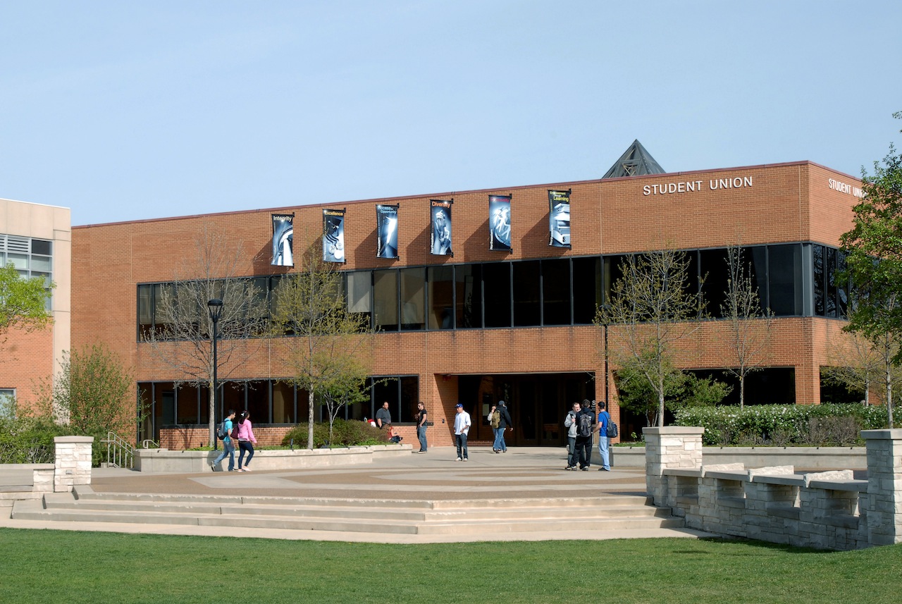 Exterior of the Student Union building