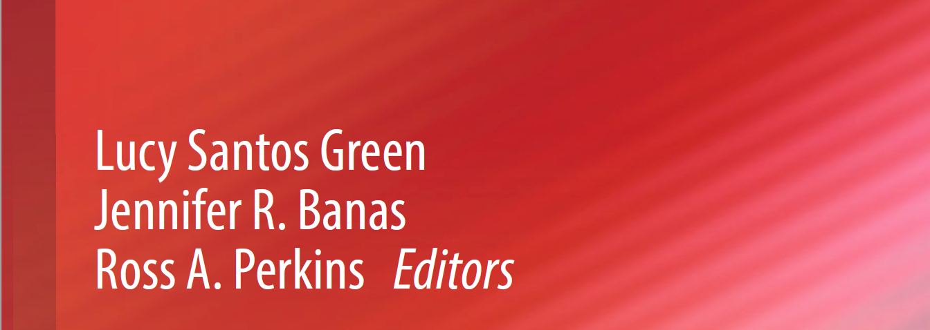 Partial book cover listing authors' names: Green, Banas and Perkins