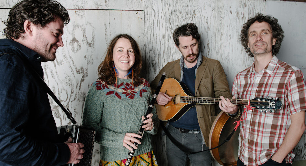 The four members of the Nuala Kennedy Band