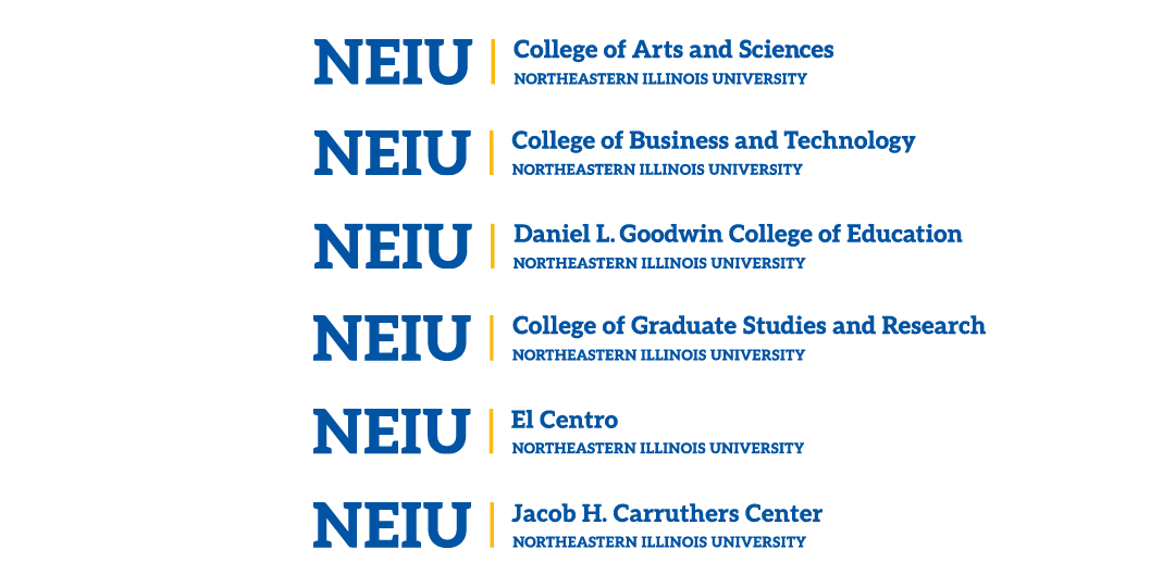 College and locations horizontal logos