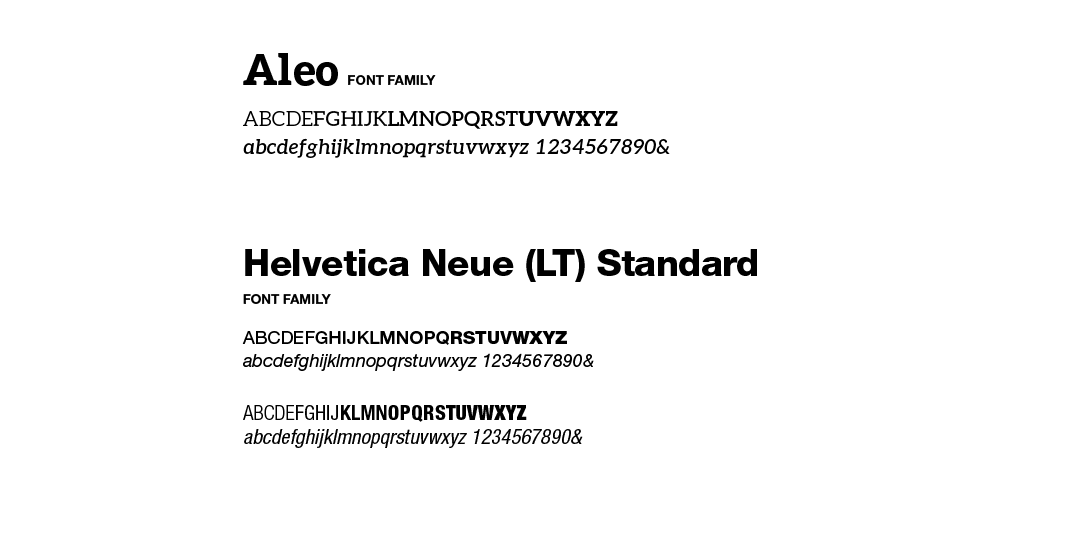 Primary fonts