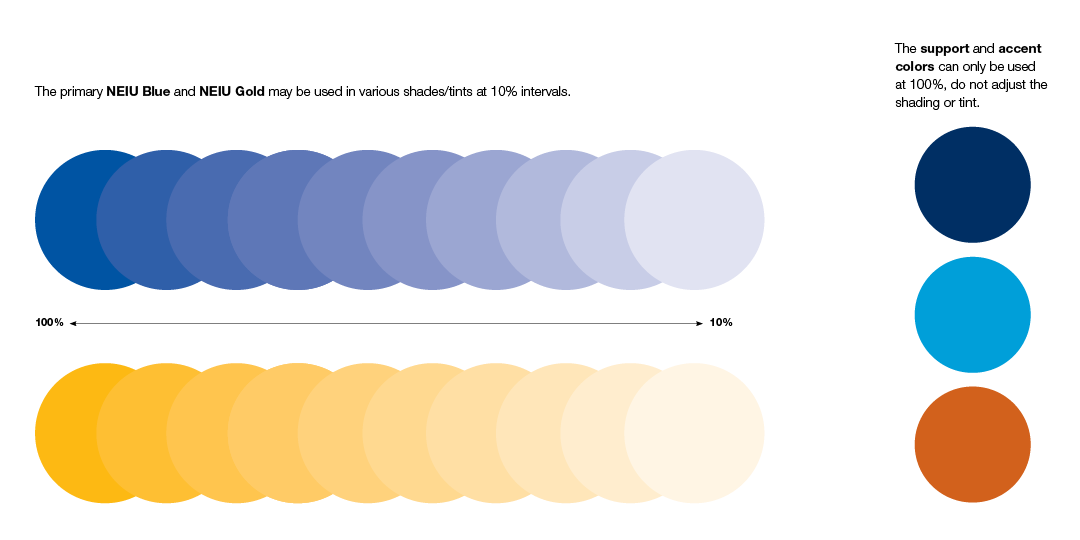 Supportive color palette