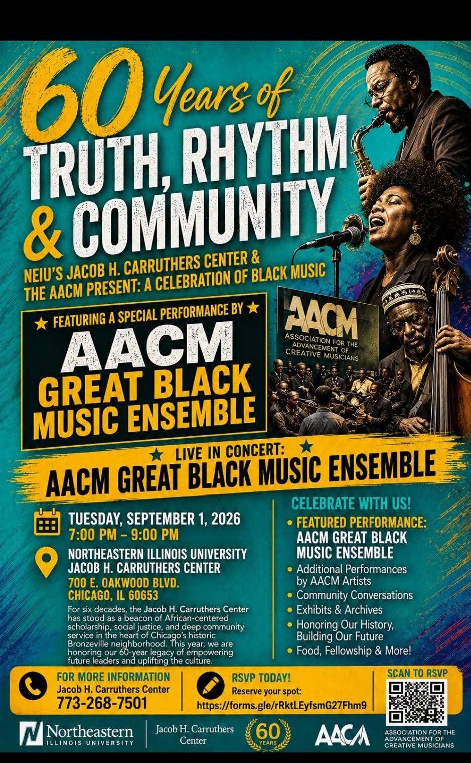 60 Years of Truth, Rhythm & Community poster