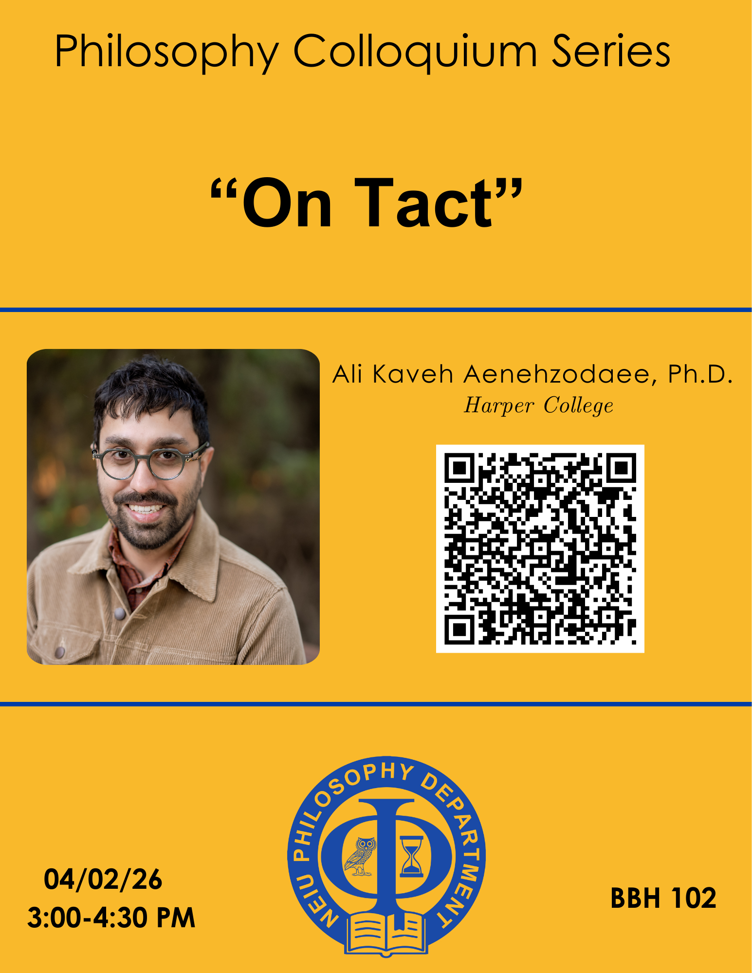 Dr. Ali Kaveh Aenehzodaee, Harper College