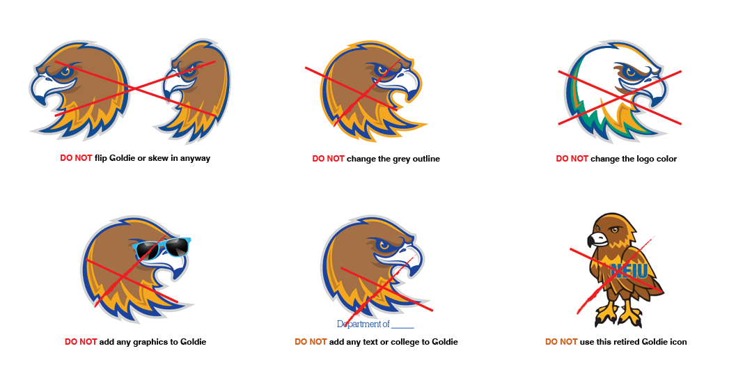 Goldie logo misuse