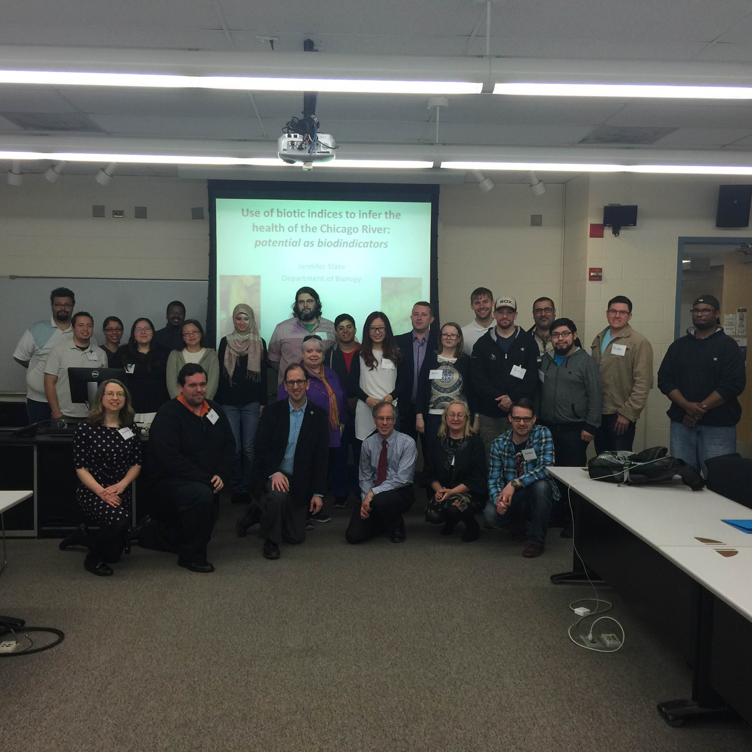 Participants at the 11th Math Modeling Workshop stand outside the Student Union Building