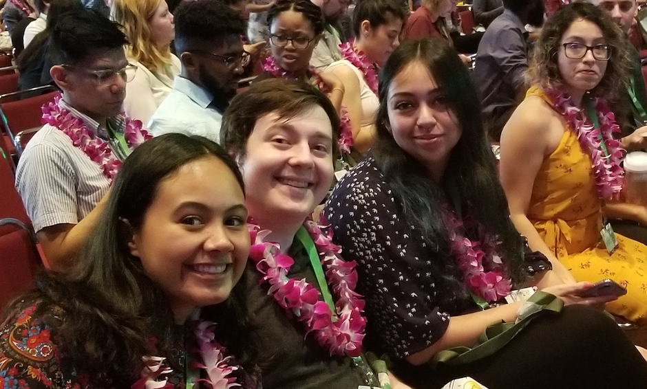 NEIU students and staff attending the SACNAS (Advancing Chicanos/Hispanics & Native Americans in Science Conference) in 2019.