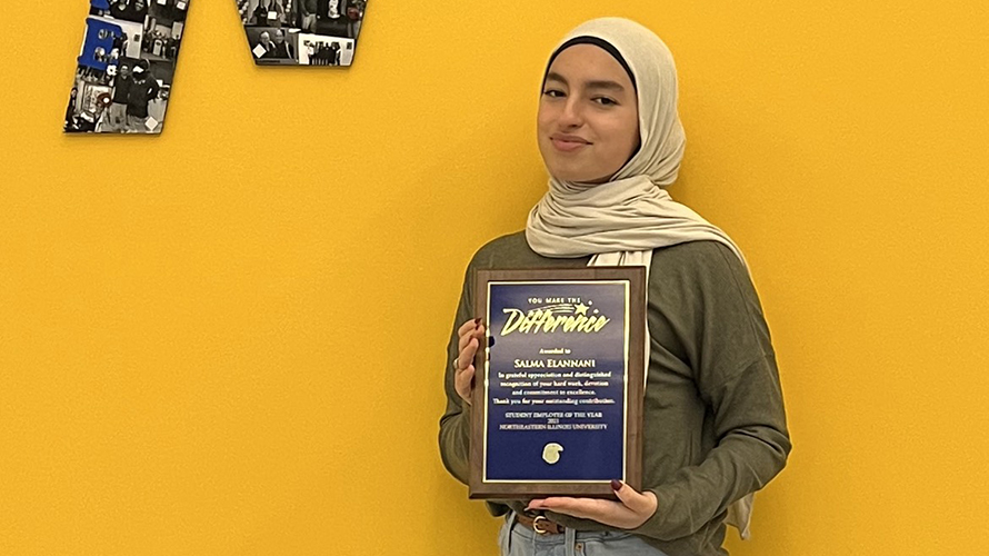 Salma Elannani, Student Employee of the Year