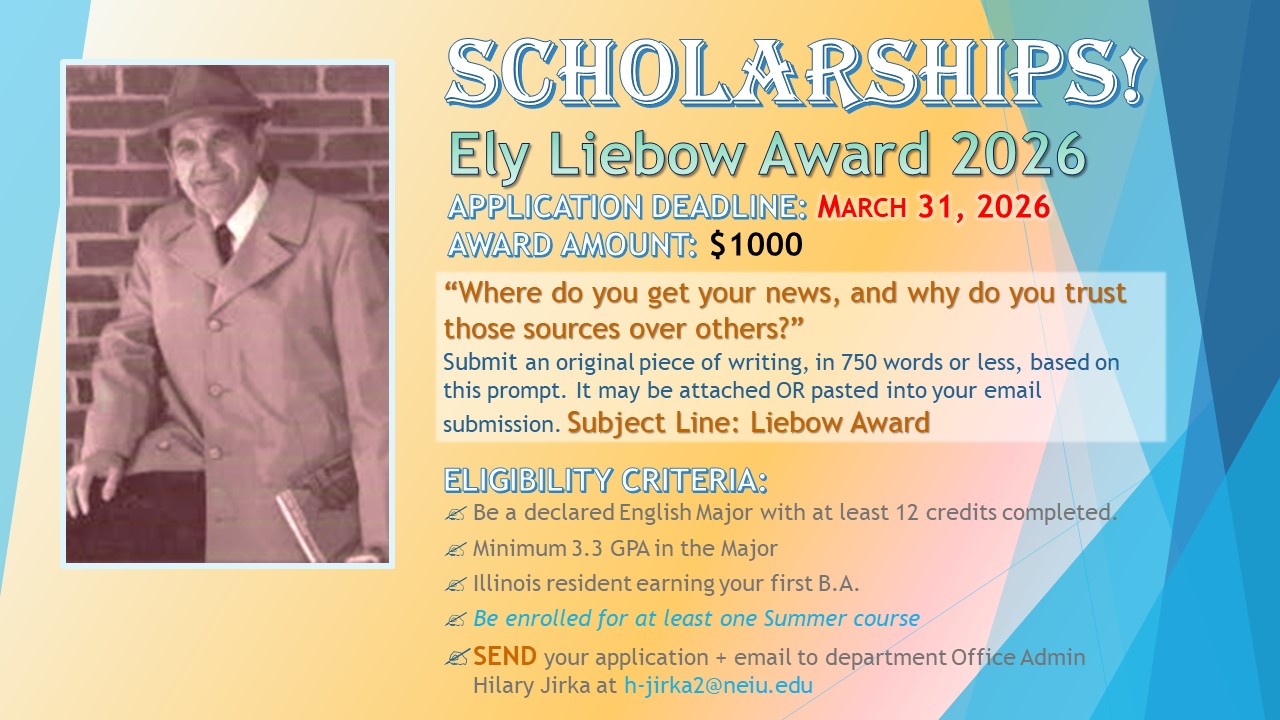 Liebow 2026 Scholarship slide