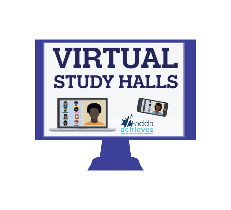 Virtual Study Halls with ADDA Achieve