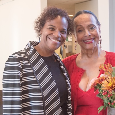 Durene Wheeler (left) with Murrell J. Higgins Duster