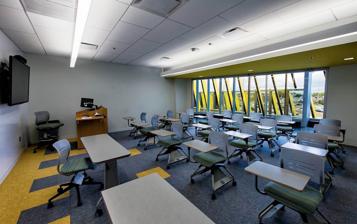 El Centro classroom on the third floor.