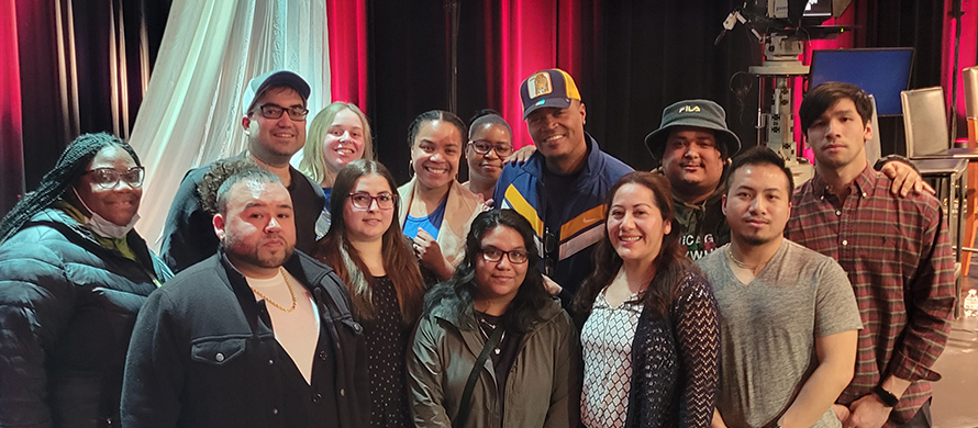 Student and Faculty Trip to the WTTW Mayoral Forum.