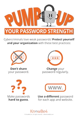 Pump Up your password strength graphic