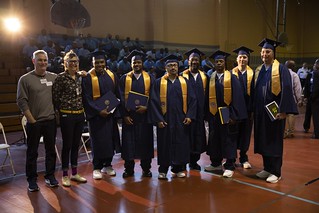 Graduates posing for a photo