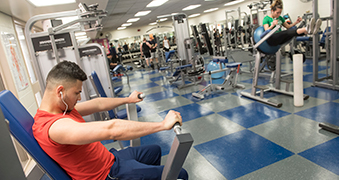 Students exercising