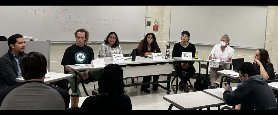 Writing and Literary Collective student panel