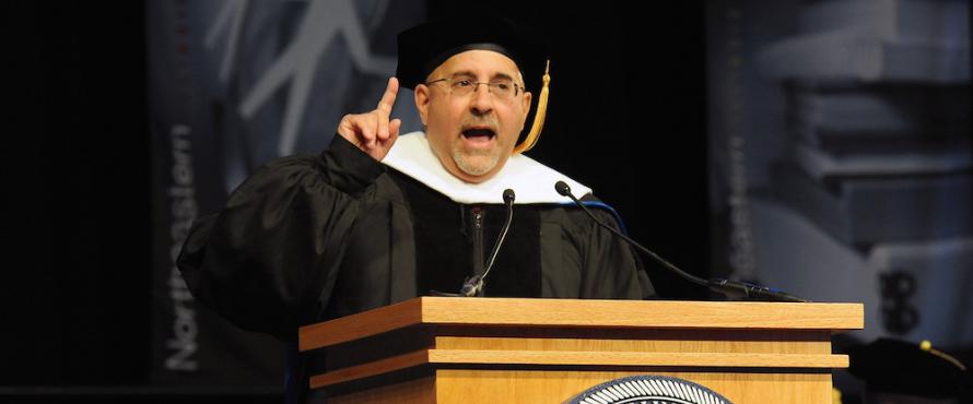Evan Wolfson delivers his Commencement speech