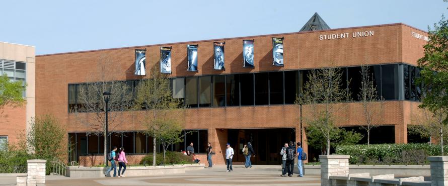 Exterior of Student Union building