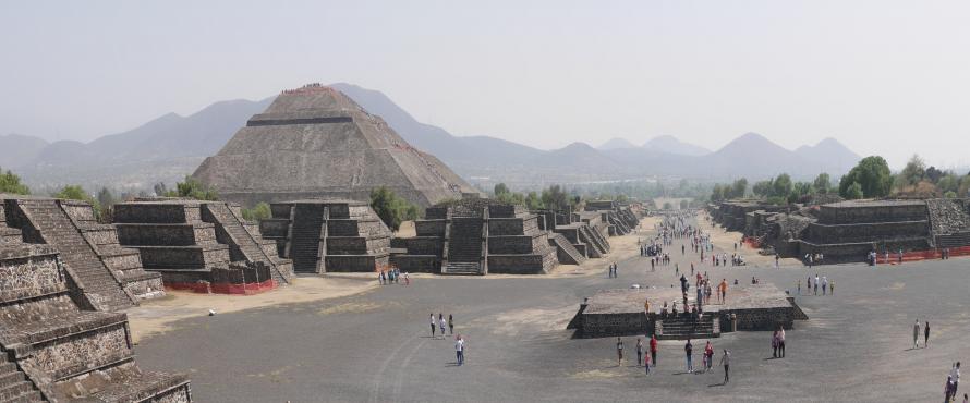 The Mexican archaeological complex of Teotihuacan