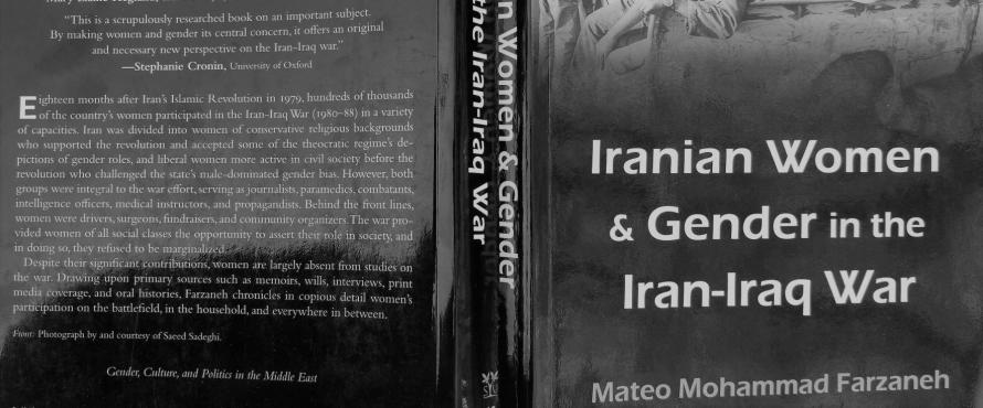 Dr. Mateo Farzaneh book cover on women in Iran/Iraq war