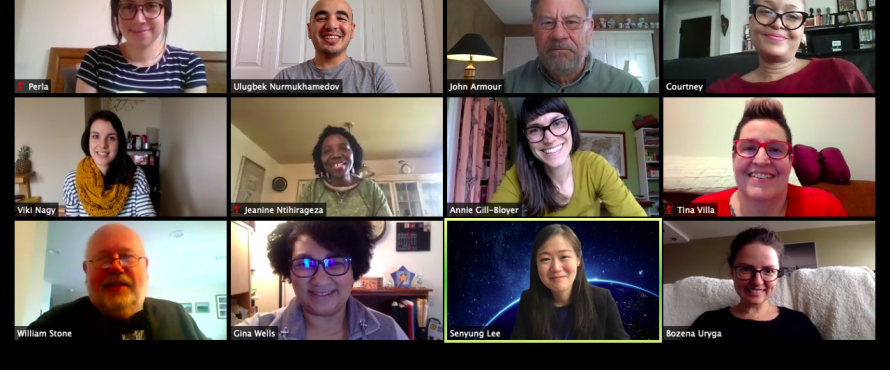 TESOL Faculty & Staff on Zoom Call