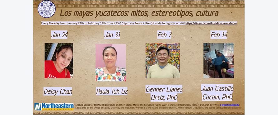 Join us starting January 24 for this 4-week lecture series by Mayan scholars, activists and educators! All talks in Spanish