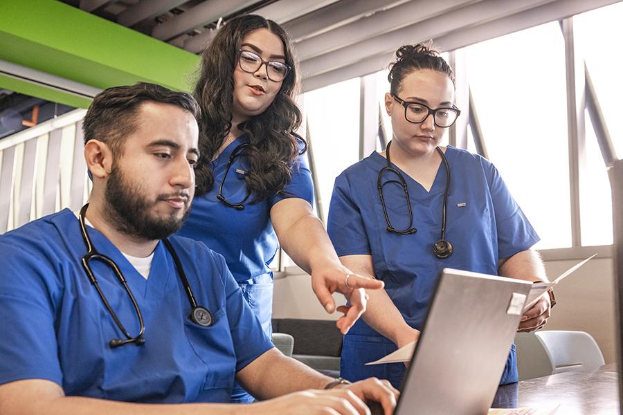 Nursing students at El Centro