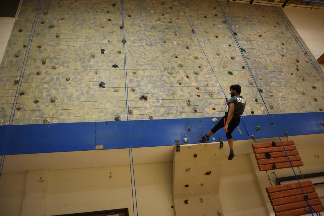 climbing wall