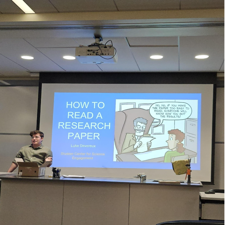 how to read a research paper workshop