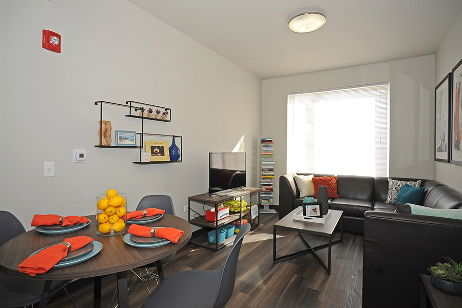 Interior of apartment in the Nest