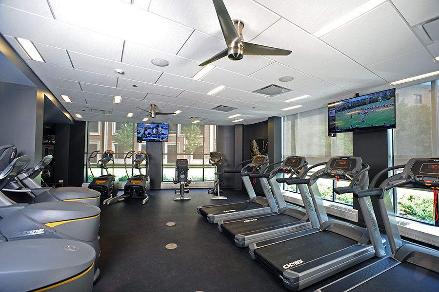The Nest fitness room