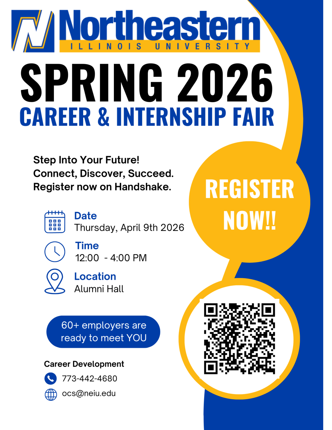 Career and Internship Flyer