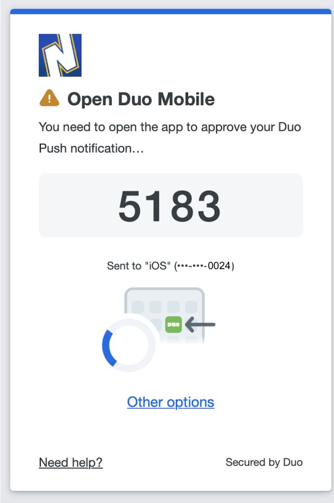 Duo verification graphic