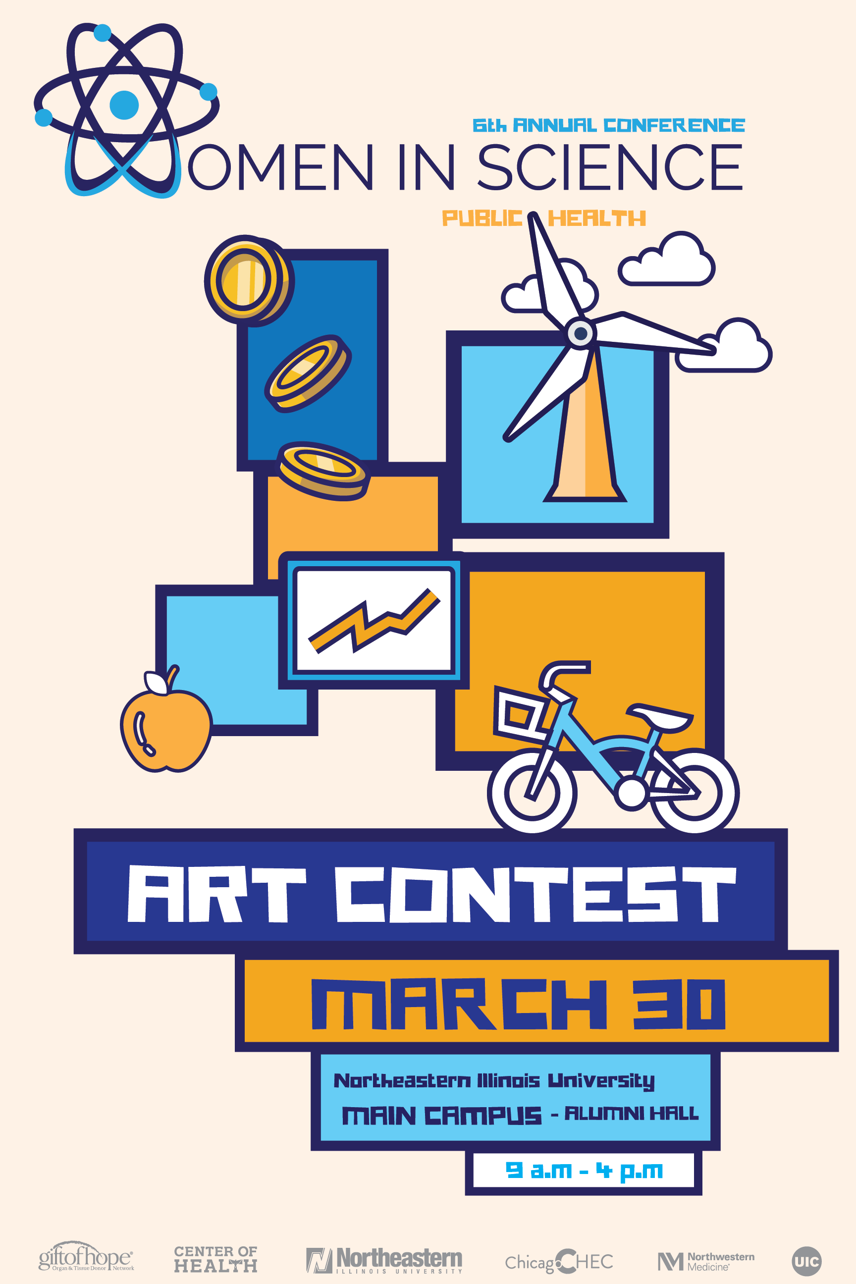 The 6th Annual Women In Science 2023: Public Health Art Contest March 30 2023 from 9 A.M. to 4 P.M.