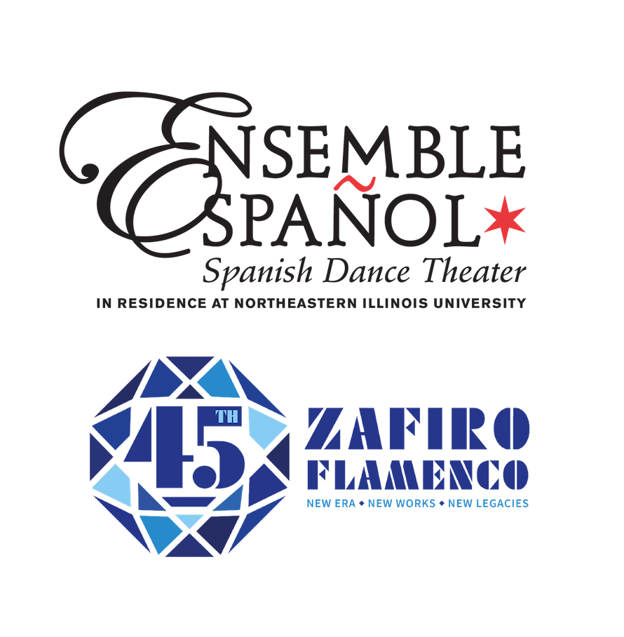 Ensemble Espanol's logo and Zafiro Flamenco's logo