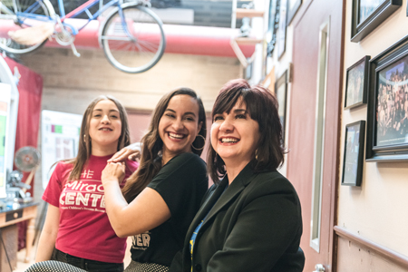 Photo of Nitza Rosario, Vanessa Torres and Mary Santana at TMC.