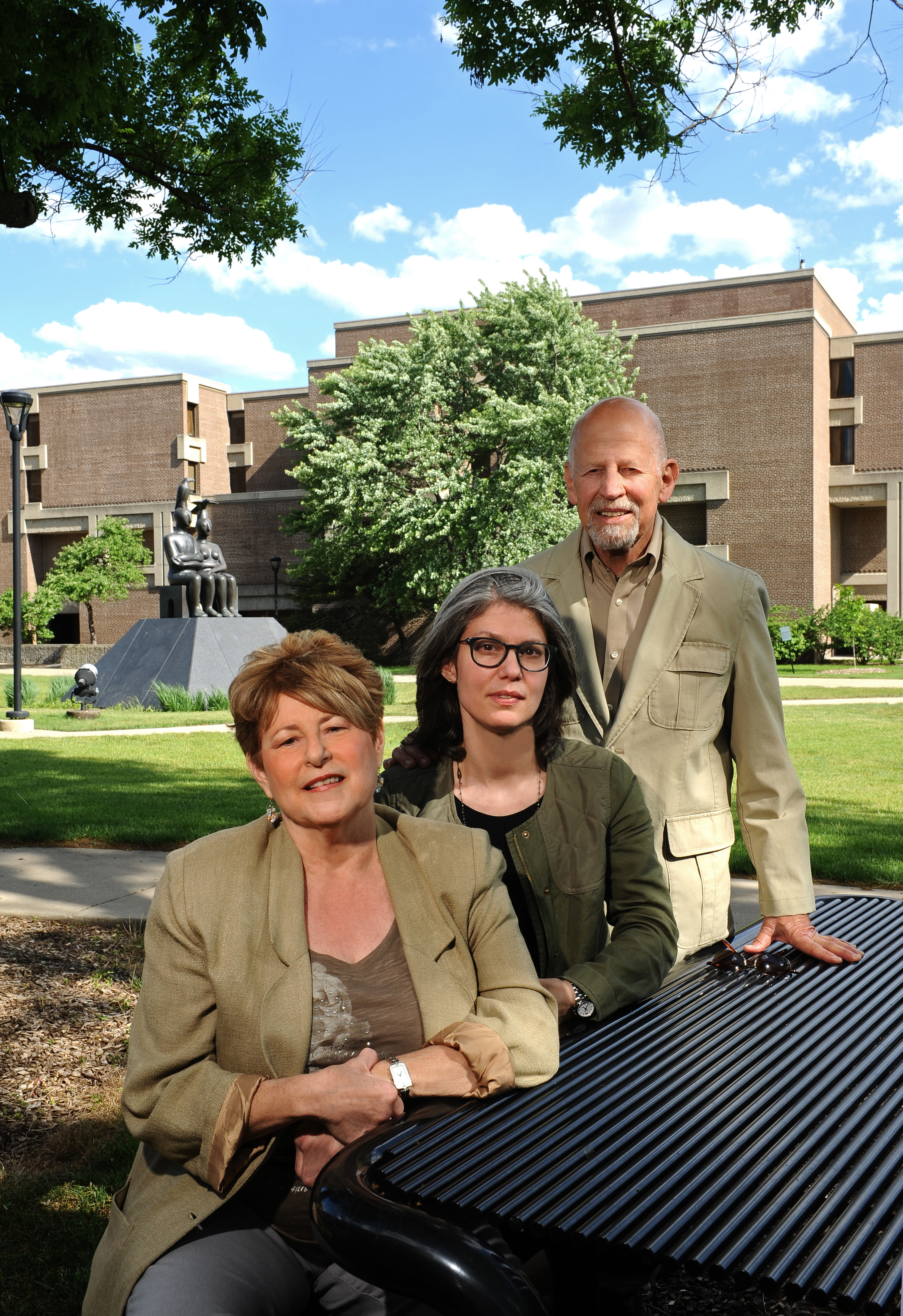 Blair family on NEIU campus