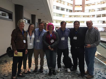 Assistant Professor of English Ryan Poll accompanied several current and former students to present their original research during the Midwest Popular Culture Association Annual Conference in Indianapolis